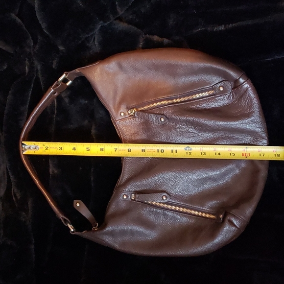 Kristen Bell Brown Leather Purse Handbag - Picture 7 of 8